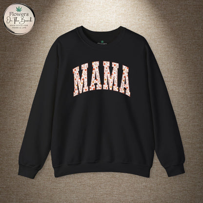 Fall Vibes Mama Letters Sweatshirt, Fall Mom Sweatshirt, Gift for Mom, August Mama, Mama Varsity Fall, Mama Sweatshirt