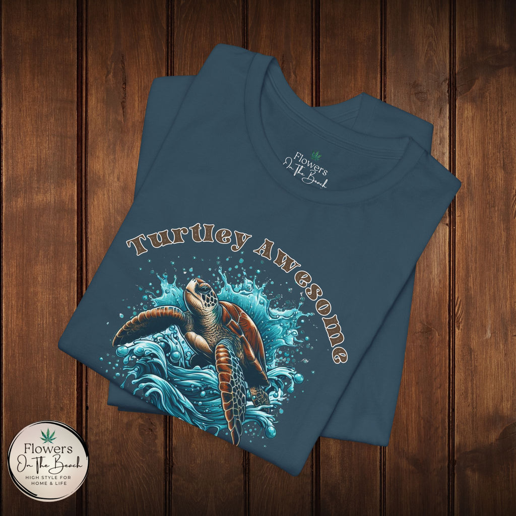 Turtley Awesome Pop Pop/Dad/Papa T-Shirt