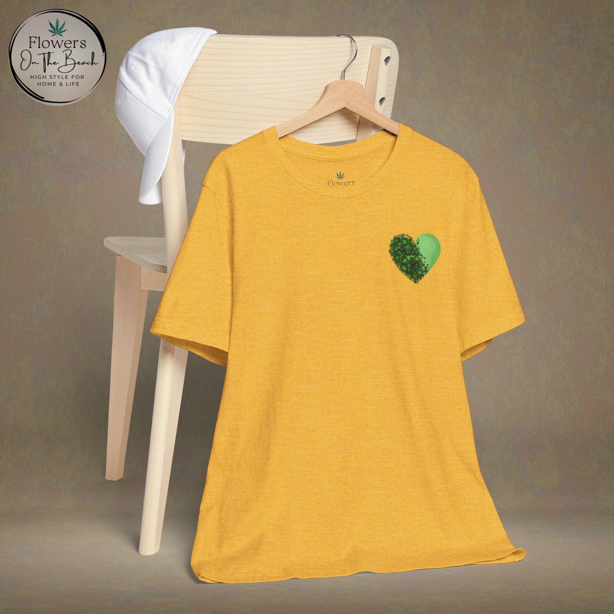 St. Patrick's Day Tee with Subtle Weed Leaves