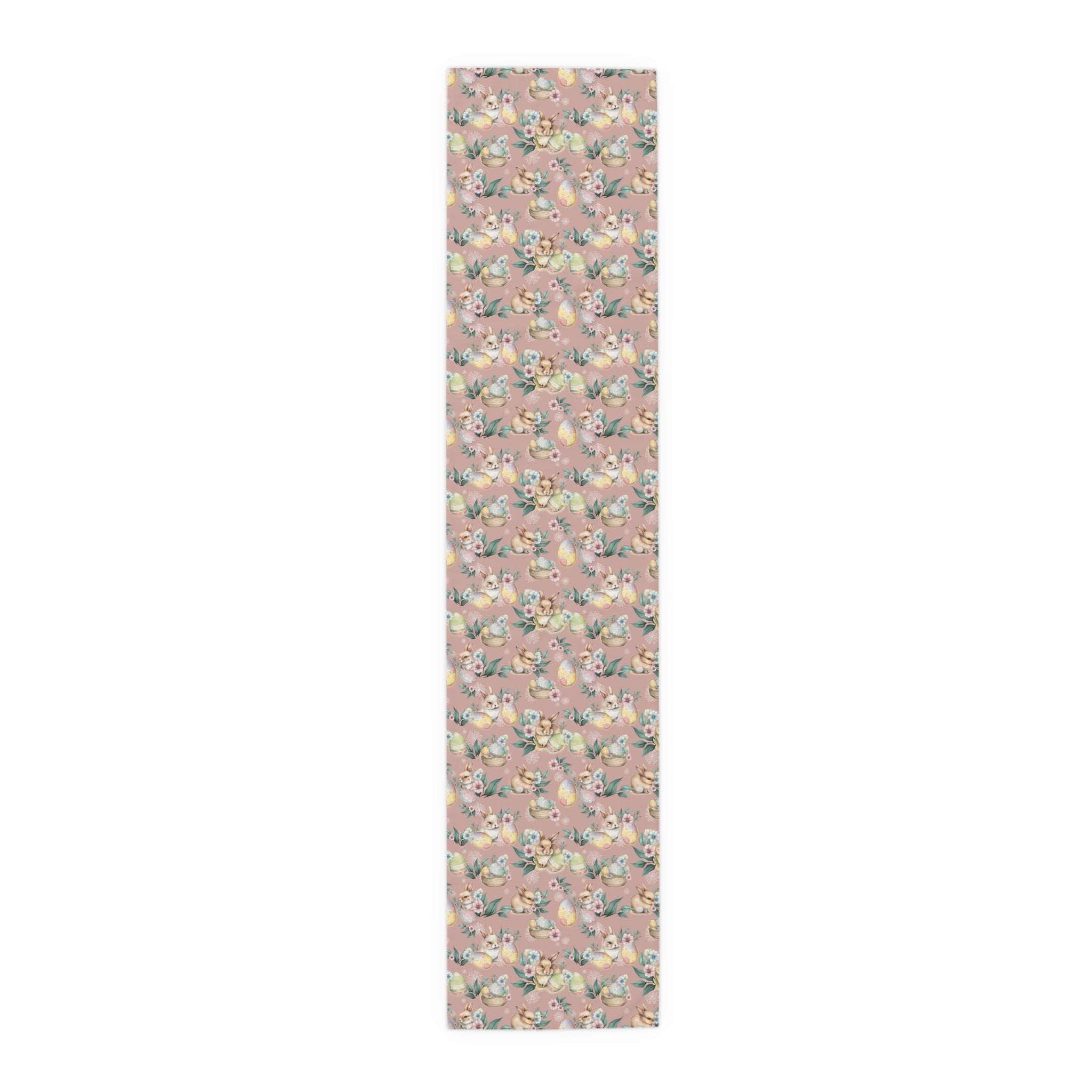 Light Pink Spring Flowers Table Runner
