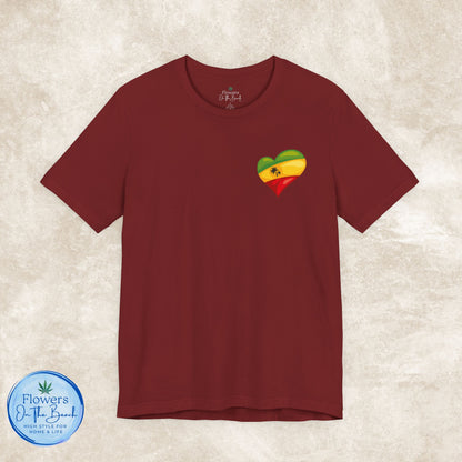 Rasta T-Shirt, Weed Smokers Tee, 420 Shirt, Unisex Jersey Short Sleeve Tee, Casual Stoner Apparel, 420 Somewhere, Rasta Holiday T-shirt