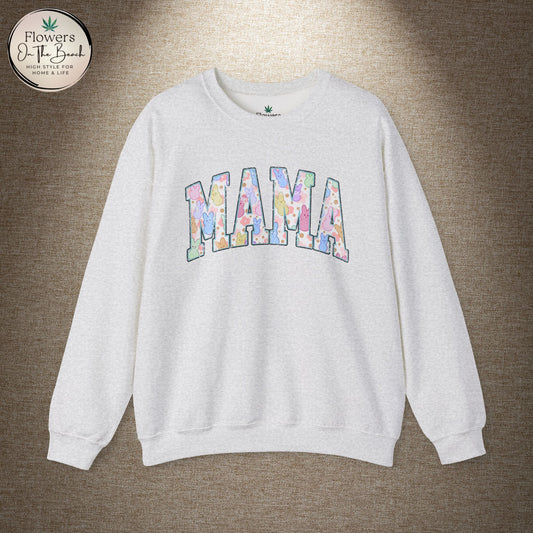 Spring Peeps Mama Sweatshirt, Easter Gift, Spring Vibes Sweatshirt, Easter Crewneck Jumper, Spring Peeps Print Pullover, Gift for Mom