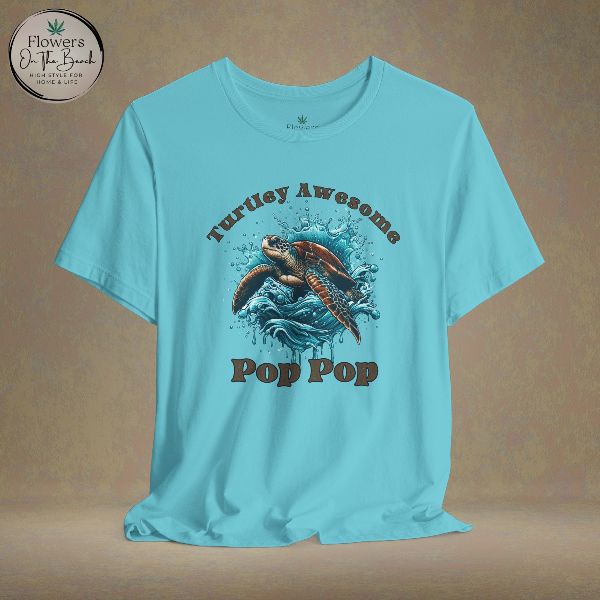 Turtley Awesome Pop Pop/Dad/Papa T-Shirt