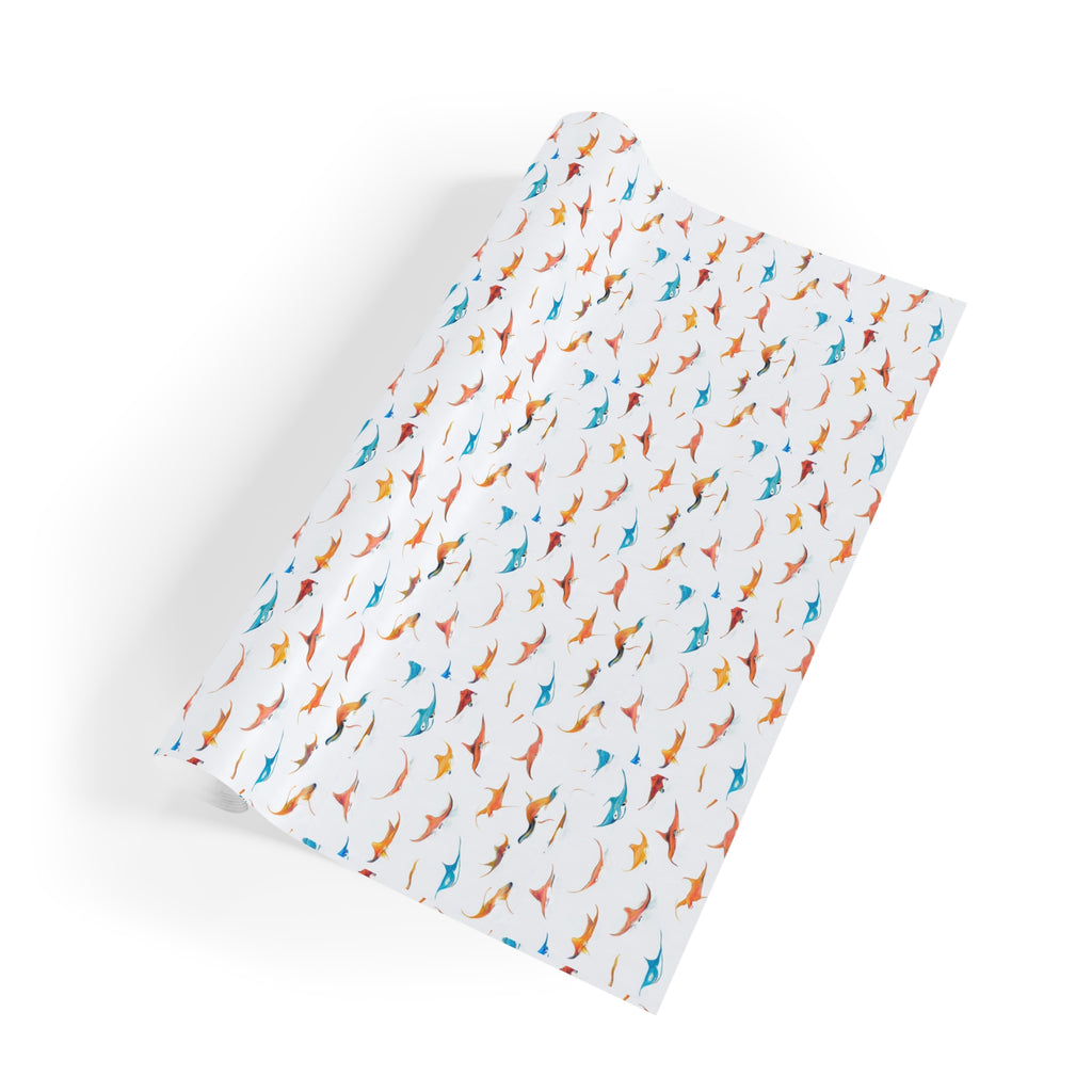 Whimsical Stingray Gift Wrap