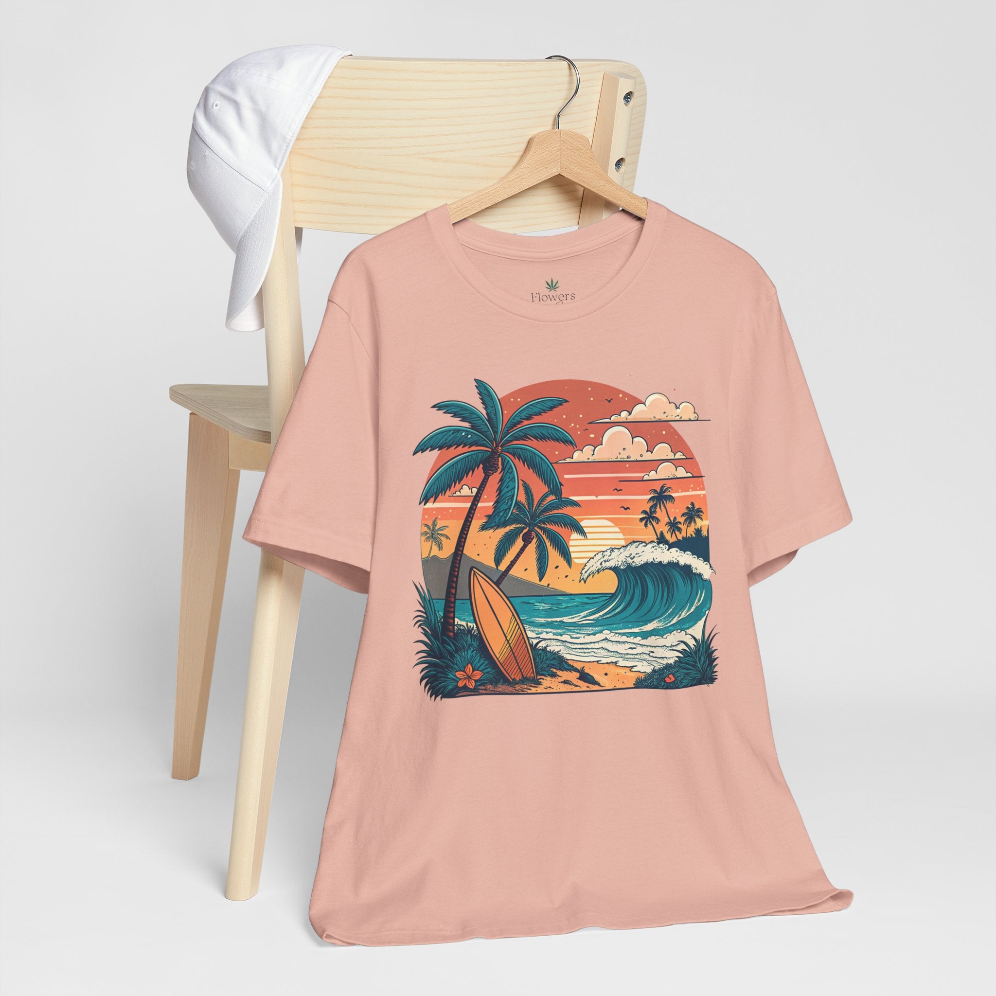 Beach Sunset Surfboards Tee