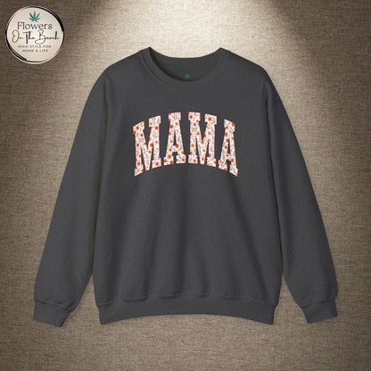 Fall Vibes Mama Letters Sweatshirt, Fall Mom Sweatshirt, Gift for Mom, August Mama, Mama Varsity Fall, Mama Sweatshirt