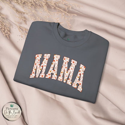 Fall Vibes Mama Letters Sweatshirt, Fall Mom Sweatshirt, Gift for Mom, August Mama, Mama Varsity Fall, Mama Sweatshirt