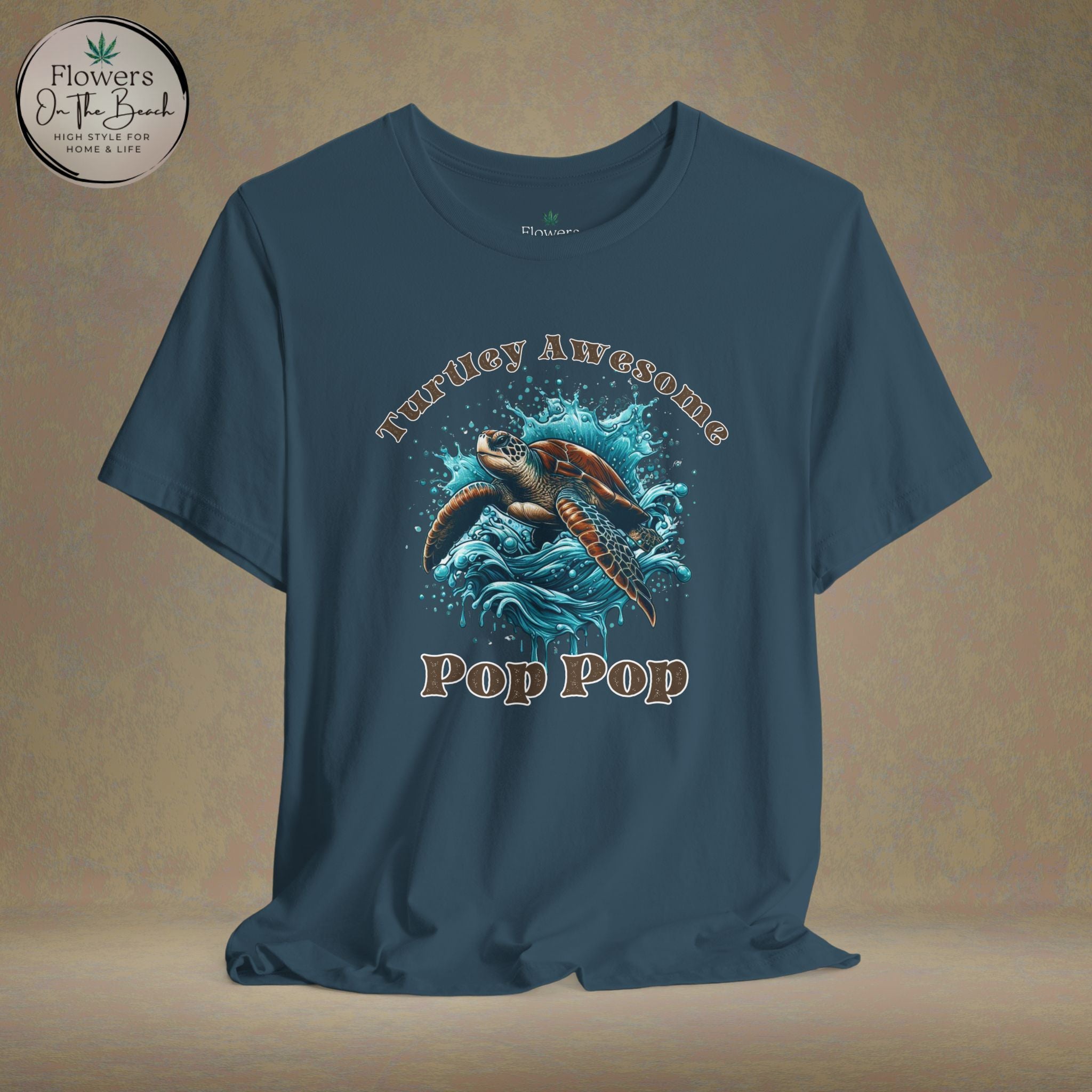 Turtley Awesome Pop Pop/Dad/Papa T-Shirt