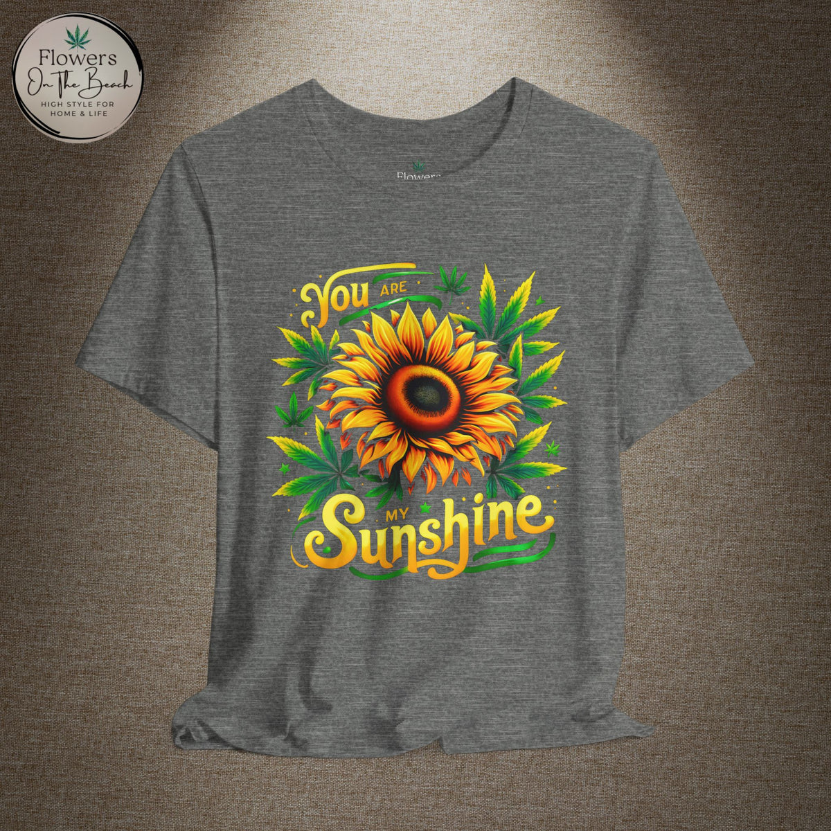 Sunflower and Cannabis Sunshine Tee