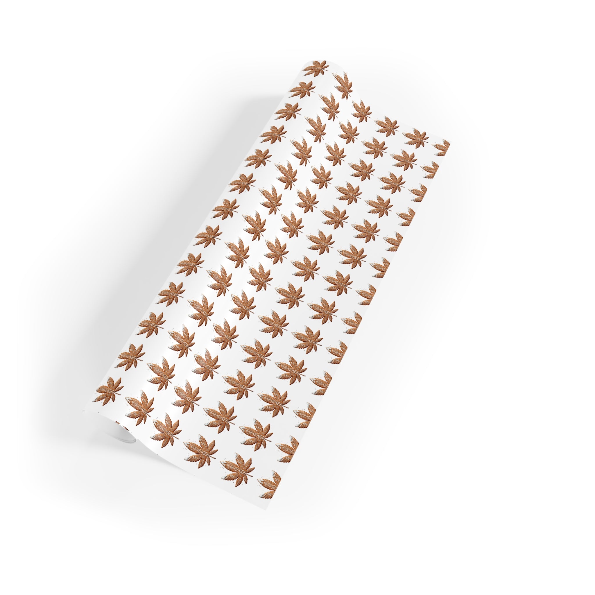 Cute Gingerbread Cannabis Cookie Gift Wrap