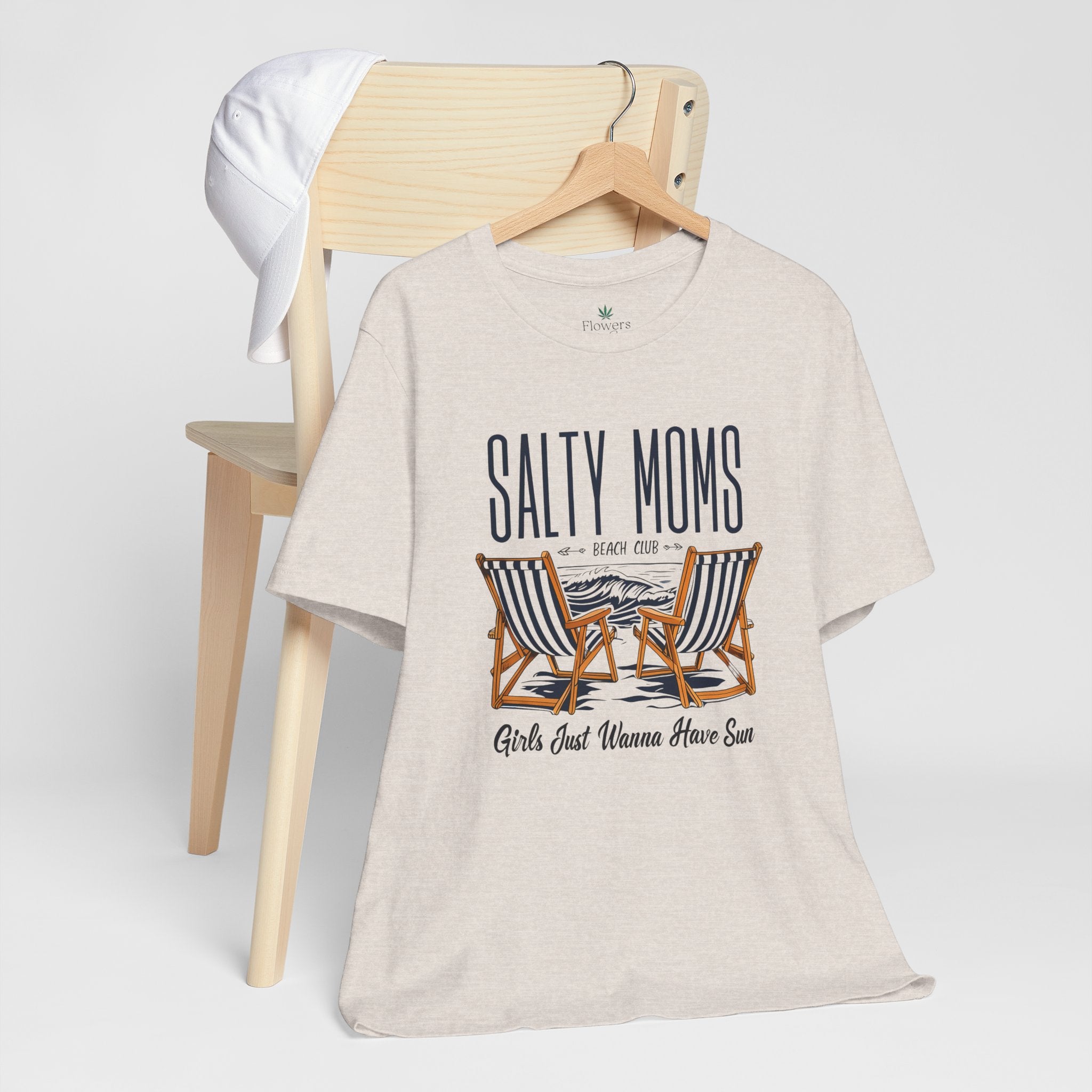 Salty Moms Beach Club Tee