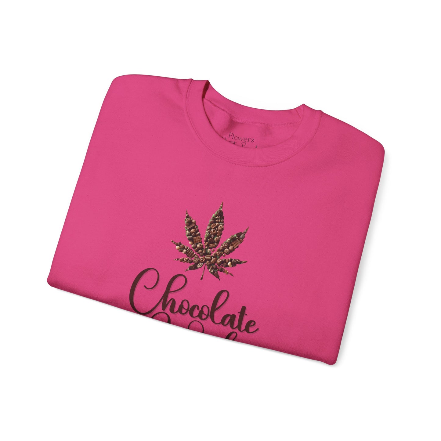 Chocolate and Weed Valentine's Tshirt, Unisex Long Sleeve Tee, Funny Marijuana Shirt, Stoner Gift, Cannabis Lover Top