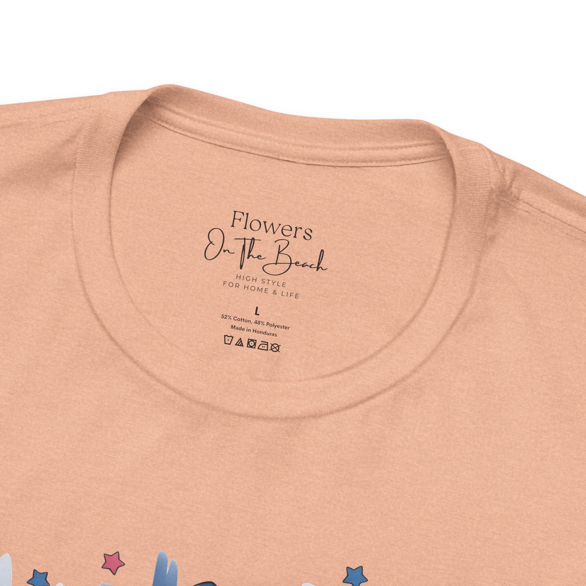 All-American Girl Highland Cow T-Shirt — Patriotic Cute Cow Tee