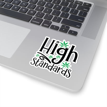 Marijuana Lover Kiss-Cut Stickers, Stoner Decal, Weed Leaf Sticker, Cannabis Lover Gift, 420 Sticker, Weed Sticker