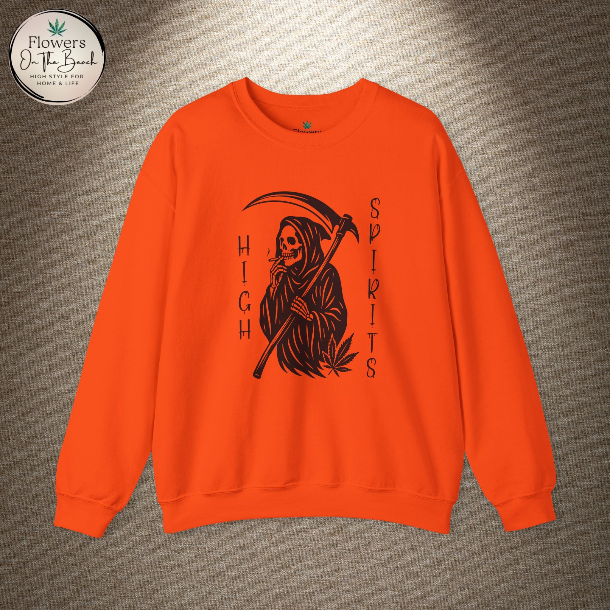 Grim Reaper Smoking Sweatshirt