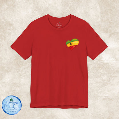 Rasta T-Shirt, Weed Smokers Tee, 420 Shirt, Unisex Jersey Short Sleeve Tee, Casual Stoner Apparel, 420 Somewhere, Rasta Holiday T-shirt