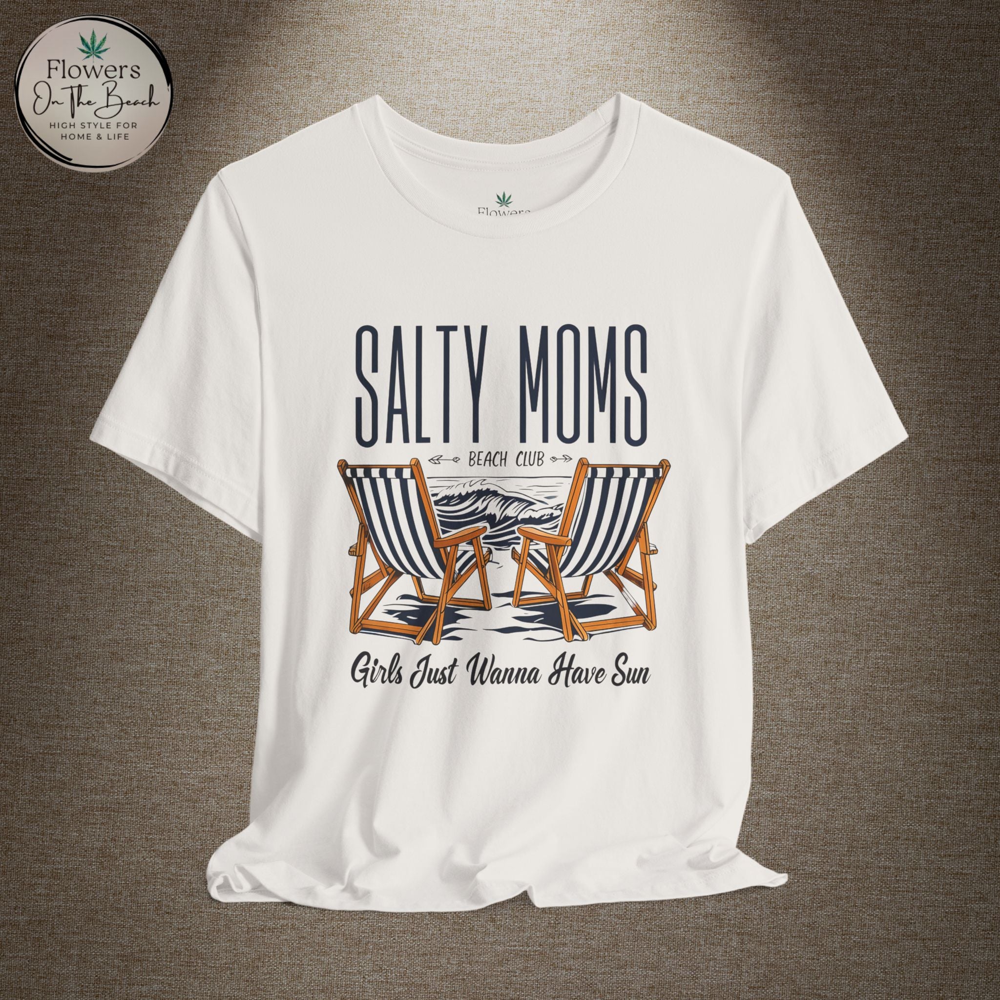 Salty Moms Beach Club Tee