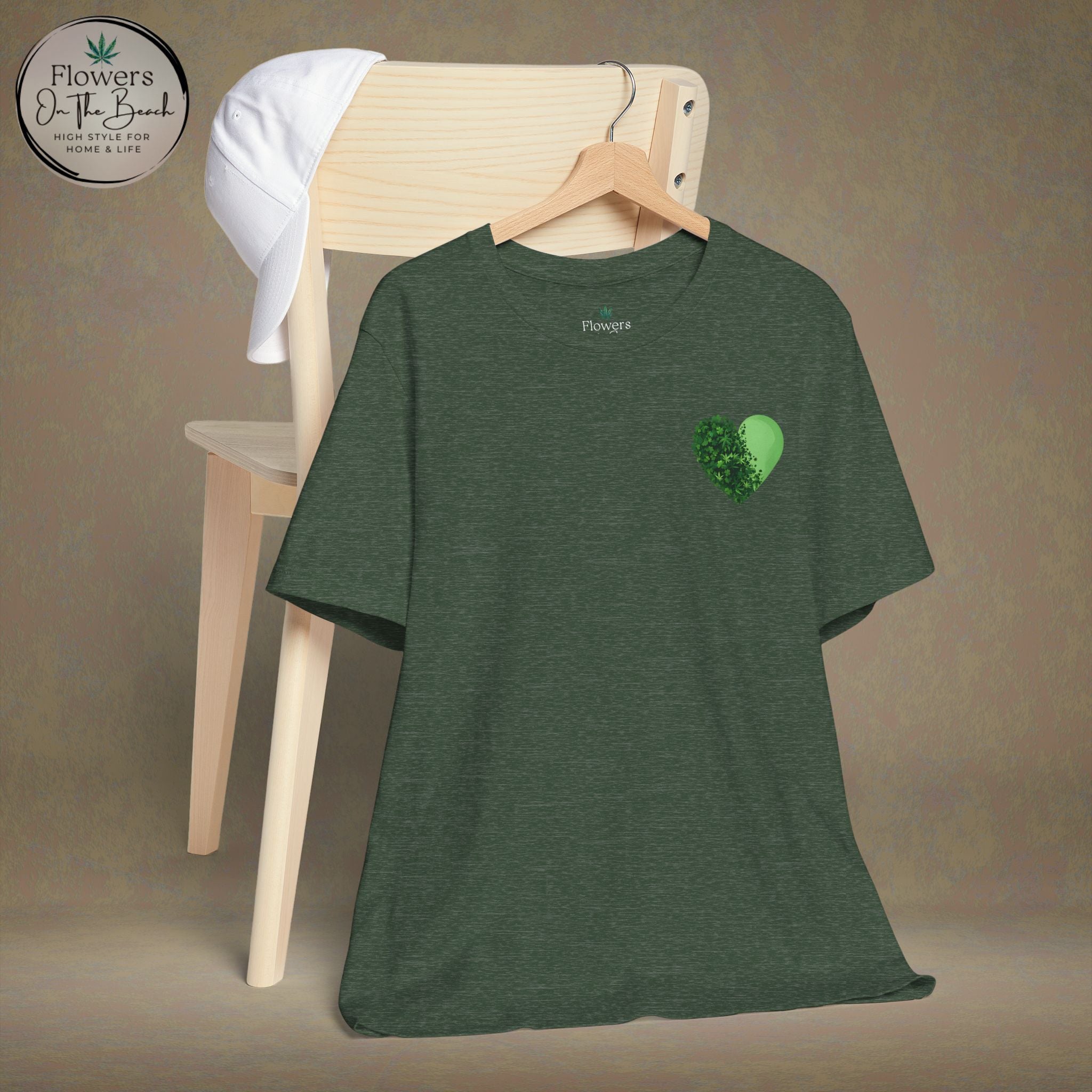 St. Patrick's Day Tee with Subtle Weed Leaves