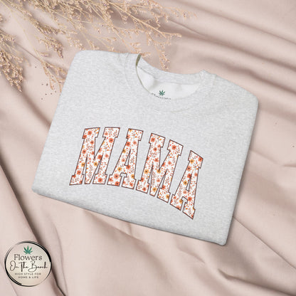 Fall Vibes Mama Letters Sweatshirt, Fall Mom Sweatshirt, Gift for Mom, August Mama, Mama Varsity Fall, Mama Sweatshirt