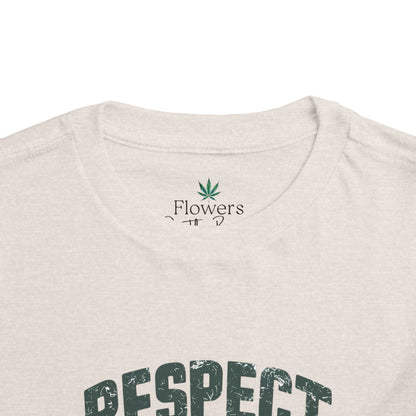 Toddler Short Sleeve Tee "Respect the Locals" - Ocean Lover Style, Summer Wear, Gift for Kids, Eco-Friendly Tee, Marine Life Tee,