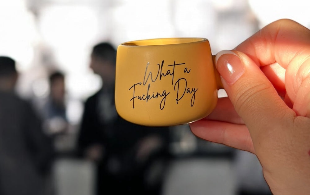What a Fucking Day - Espresso Mug, Shot Glass