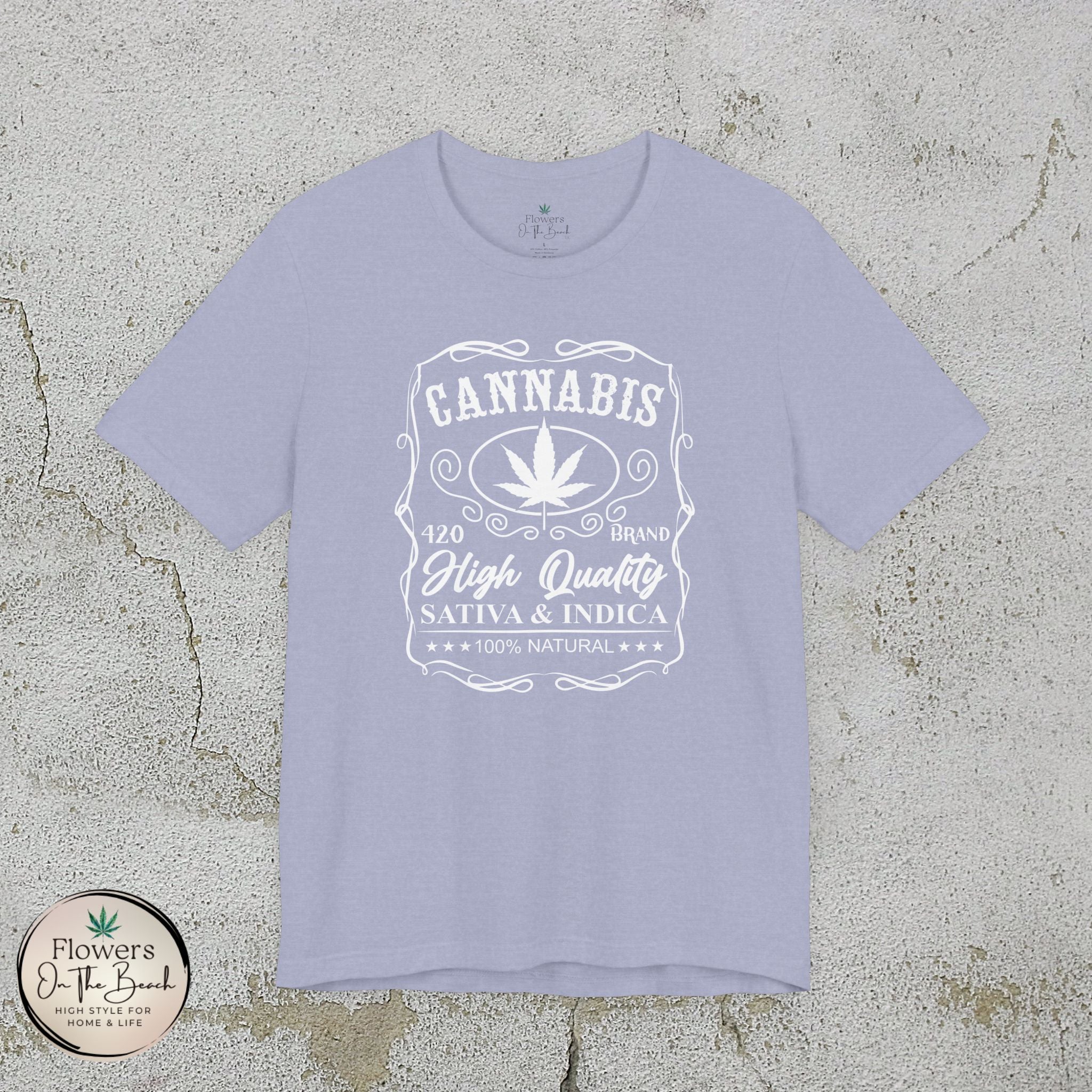 Whiskey-Inspired Cannabis Label Tee