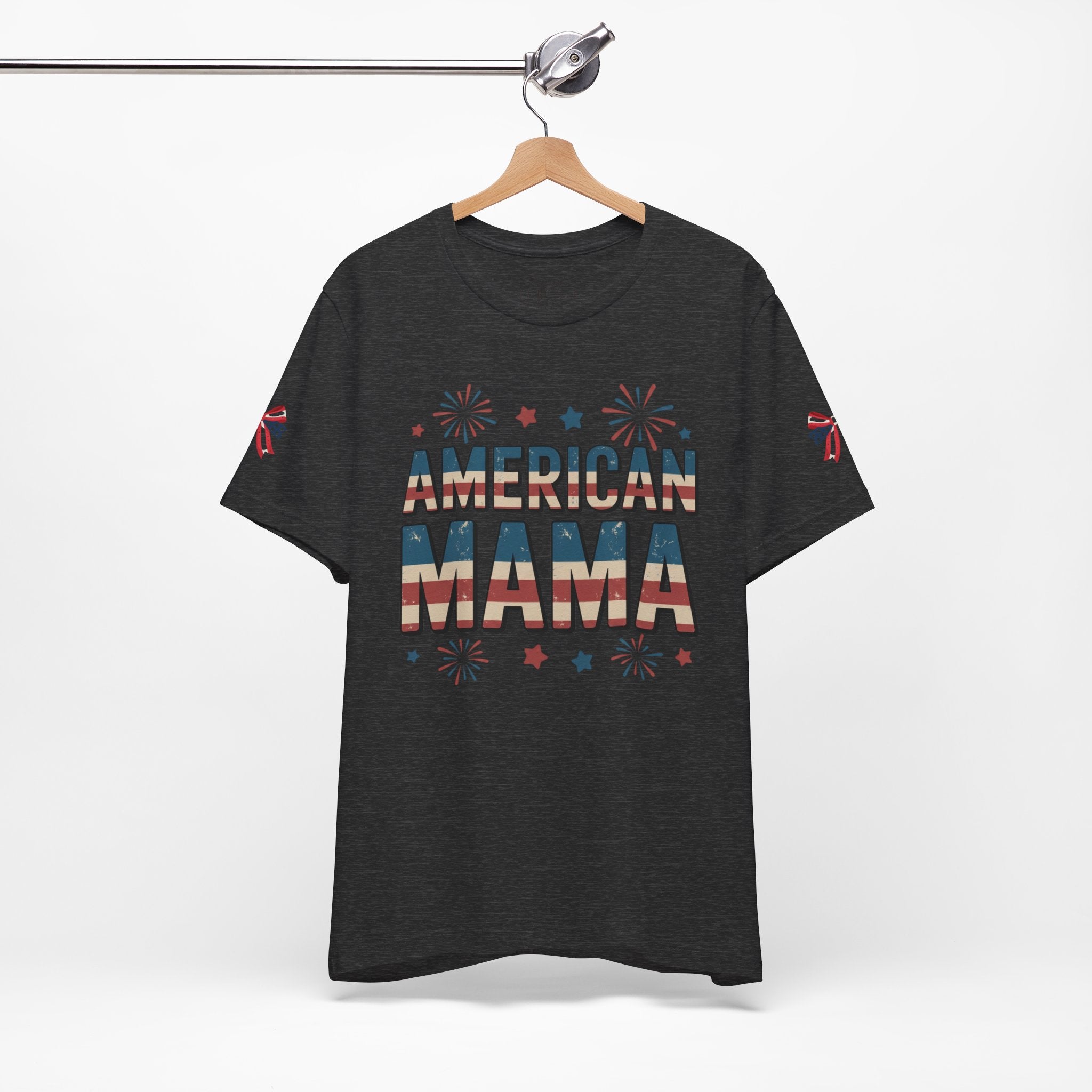 American MAMA 4th of July T-Shirt | Patriotic Mama Tee
