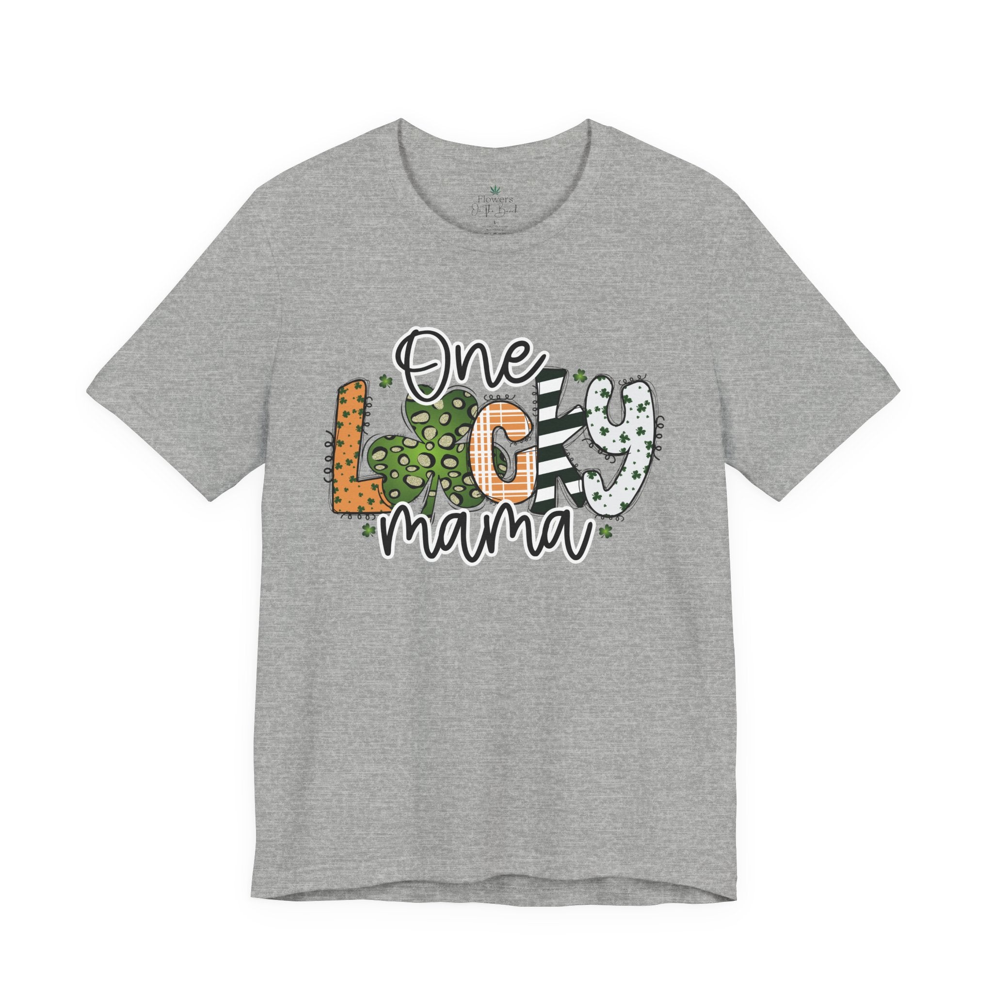 St Patrick's Day Cheetah Print Tee, Lucky Mama Tee