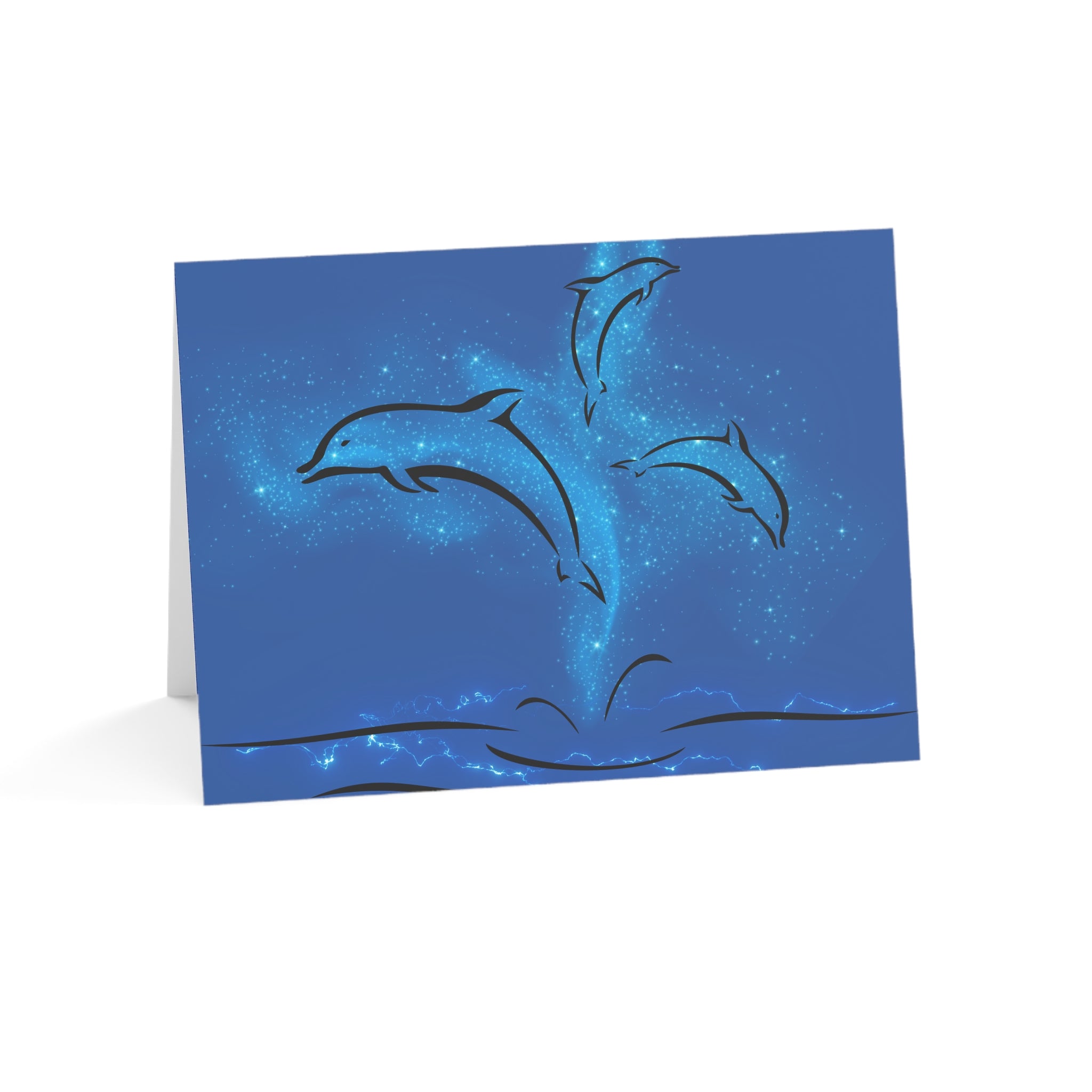 Dolphin Lovers Card (Blank Inside)