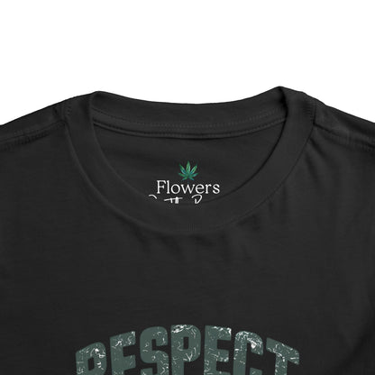 Toddler Short Sleeve Tee "Respect the Locals" - Ocean Lover Style, Summer Wear, Gift for Kids, Eco-Friendly Tee, Marine Life Tee,