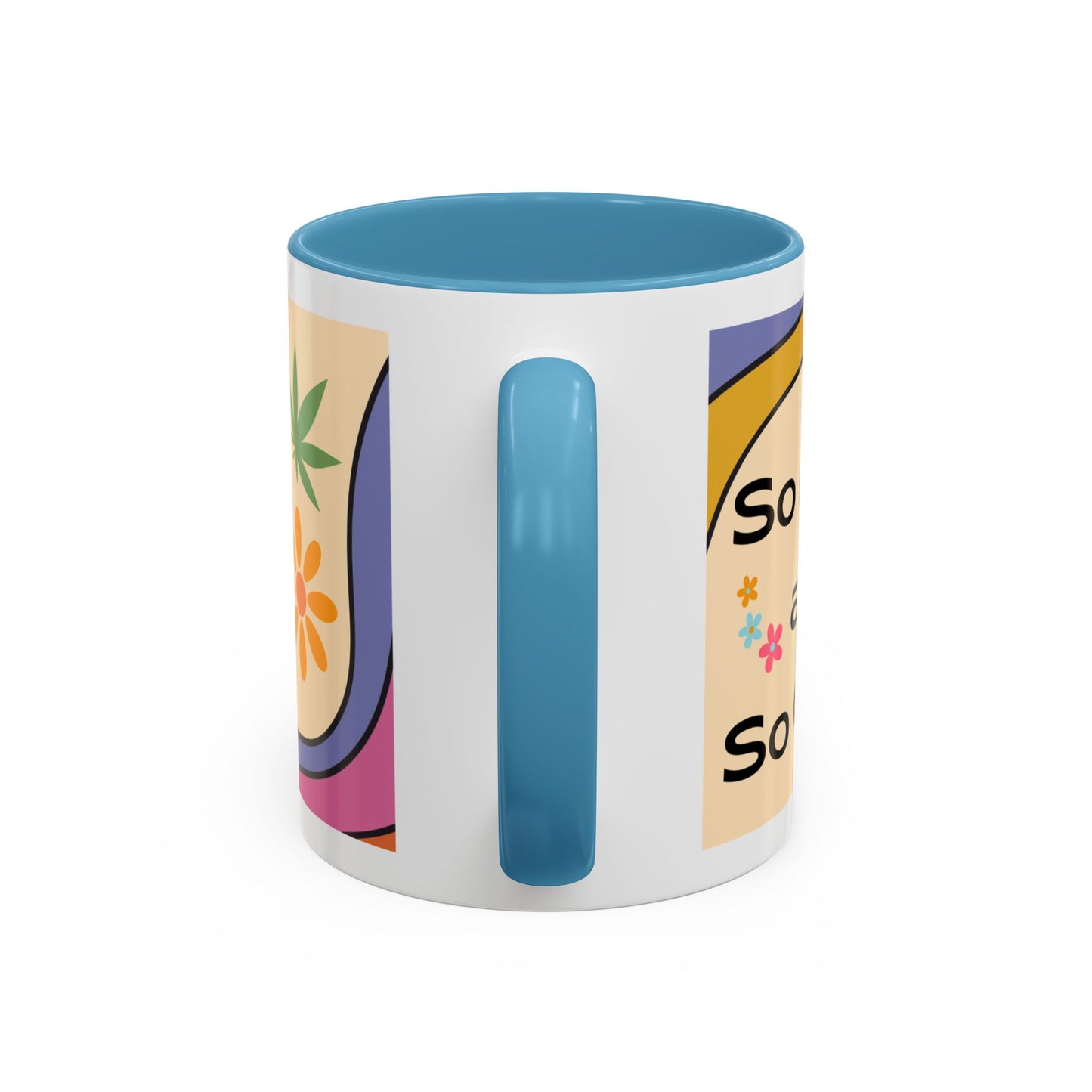 Weed Mug, Stoner Gift Mug, Groovy Stoner Mug, 70s Weed Gift, Groovy Weed Mug, Hippie Gift Mug, Accent Coffee Mug (11, 15oz)