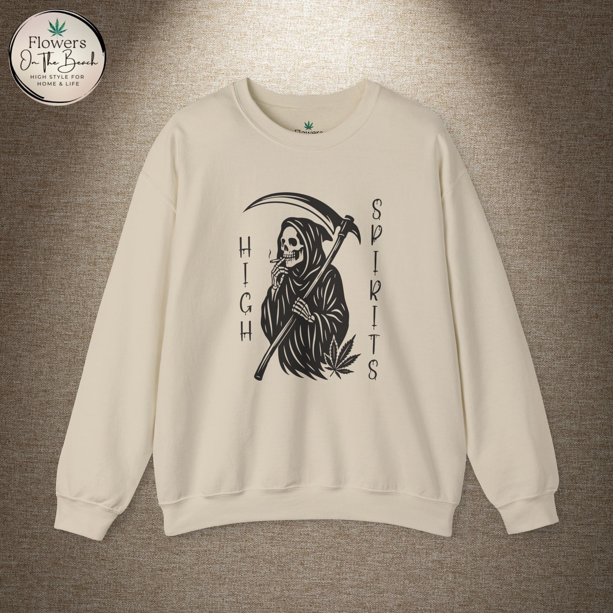 Grim Reaper Smoking Sweatshirt