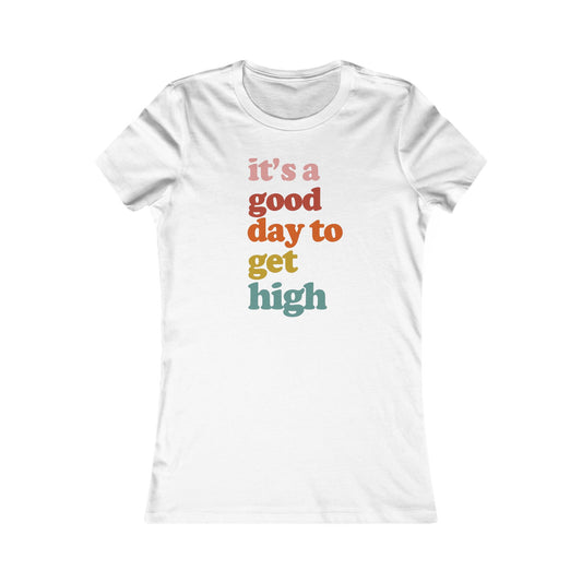 Cannabis-themed Women's Tee, Stoner Girl Tee Gift, Female Stoner gift, 420 T-shirt Gift