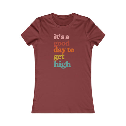Cannabis-themed Women's Tee, Stoner Girl Tee Gift, Female Stoner gift, 420 T-shirt Gift