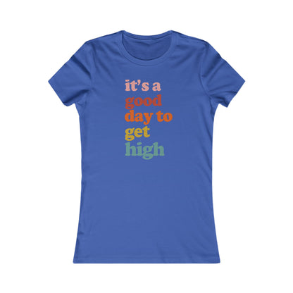 Cannabis-themed Women's Tee, Stoner Girl Tee Gift, Female Stoner gift, 420 T-shirt Gift