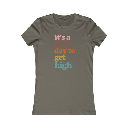 Cannabis-themed Women's Tee, Stoner Girl Tee Gift, Female Stoner gift, 420 T-shirt Gift