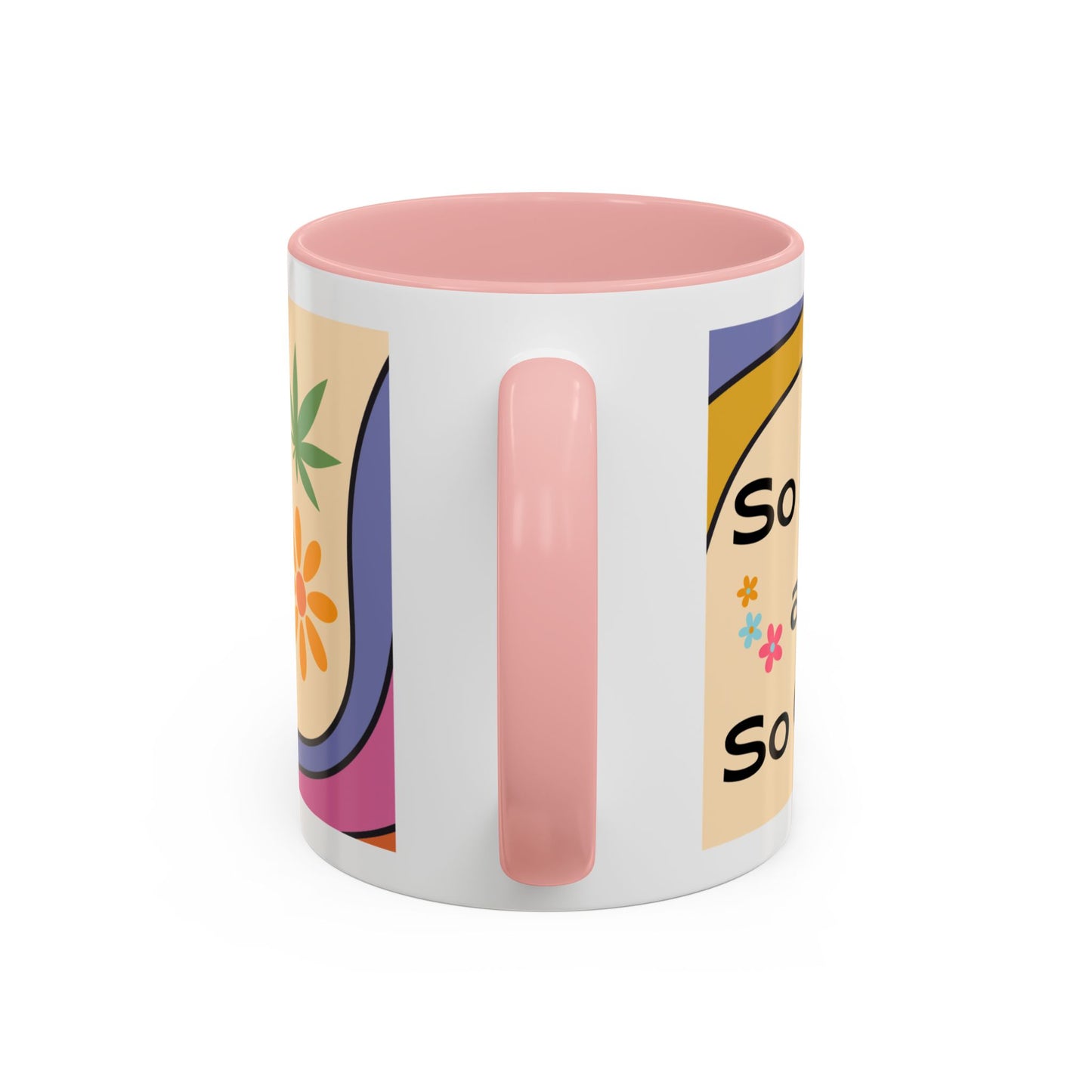 Weed Mug, Stoner Gift Mug, Groovy Stoner Mug, 70s Weed Gift, Groovy Weed Mug, Hippie Gift Mug, Accent Coffee Mug (11, 15oz)