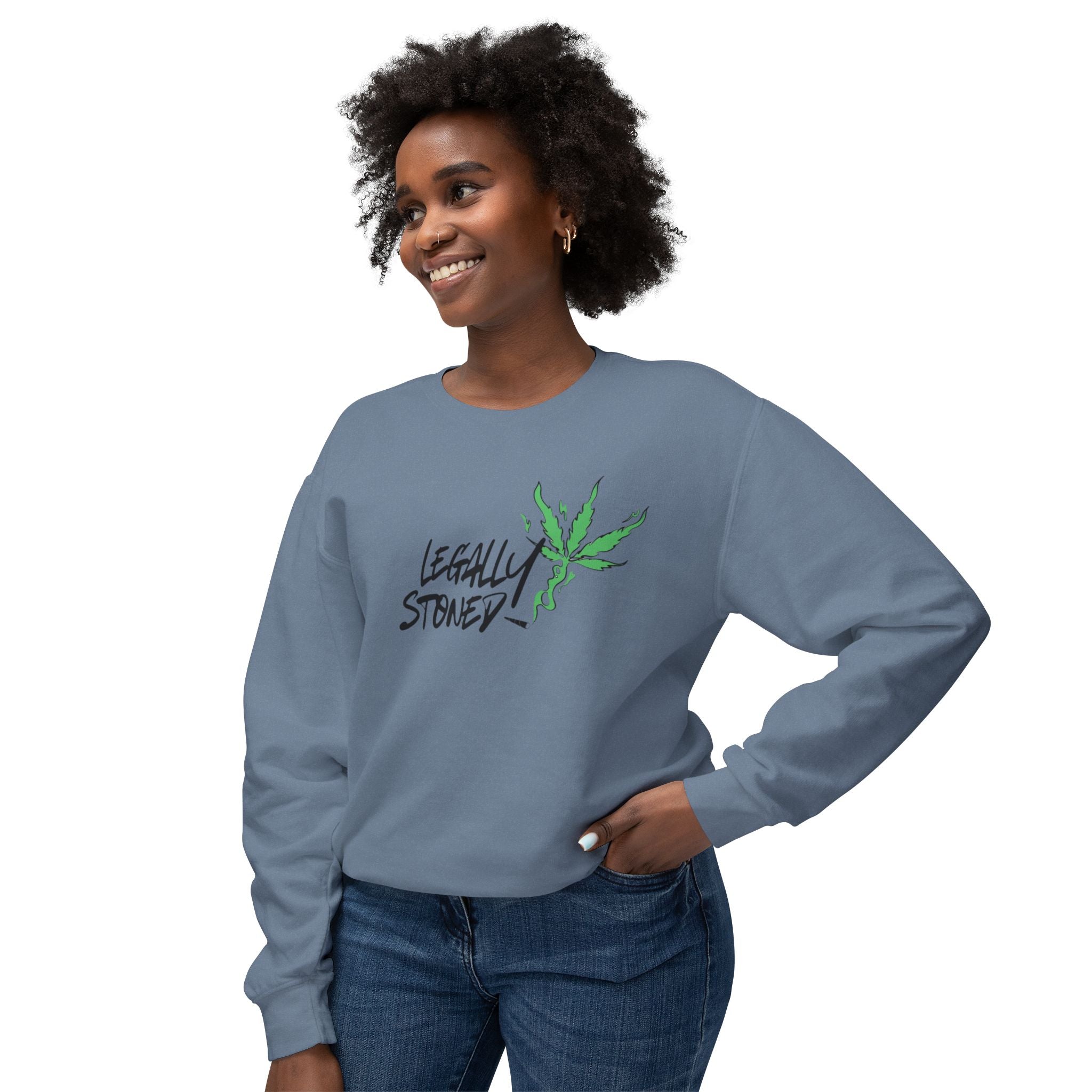 Legally Stoned - Lightweight Sweatshirt