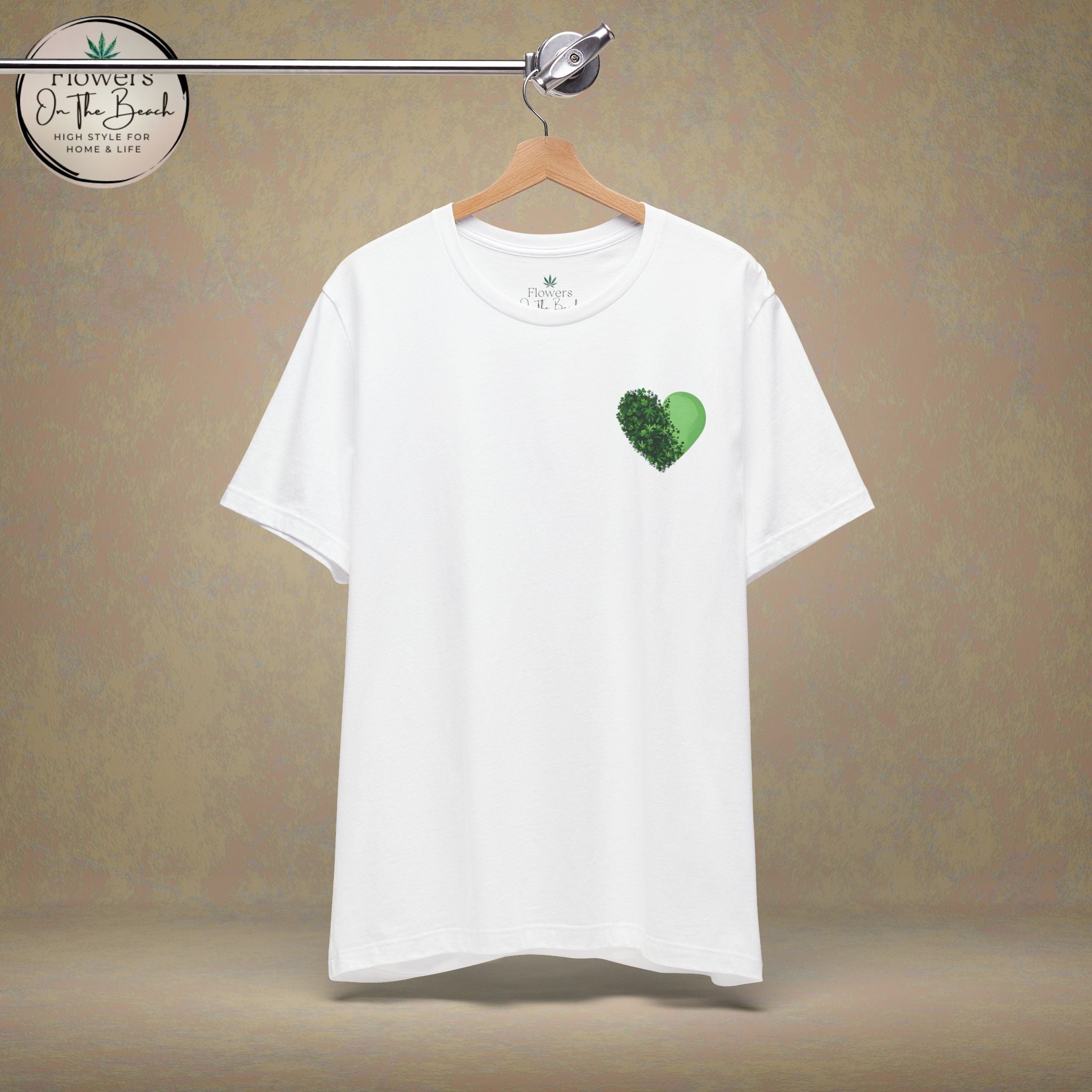 St. Patrick's Day Tee with Subtle Weed Leaves