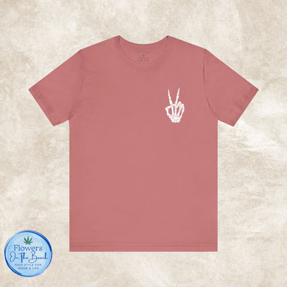 Stoned to the Bone Stoner T-Shirt, Weed Smokers Tee, 420 Holiday Shirt, Unisex Jersey Short Sleeve Tee, Casual Stoner Apparel, Rasta Apparel