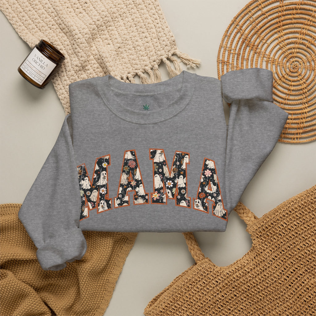 Halloween Mama Letters Sweatshirt