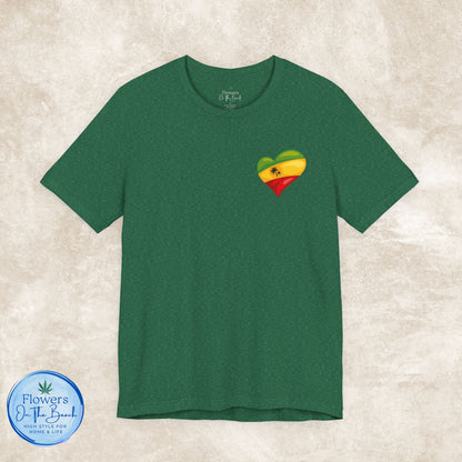 Rasta T-Shirt, Weed Smokers Tee, 420 Shirt, Unisex Jersey Short Sleeve Tee, Casual Stoner Apparel, 420 Somewhere, Rasta Holiday T-shirt