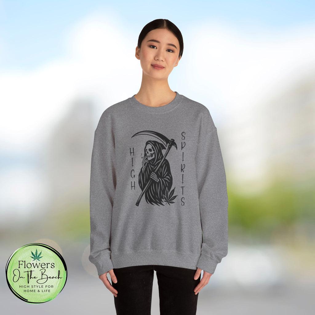 Grim Reaper Smoking Sweatshirt