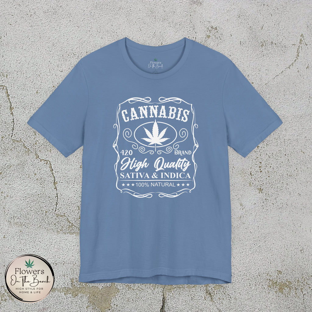 Whiskey-Inspired Cannabis Label Tee