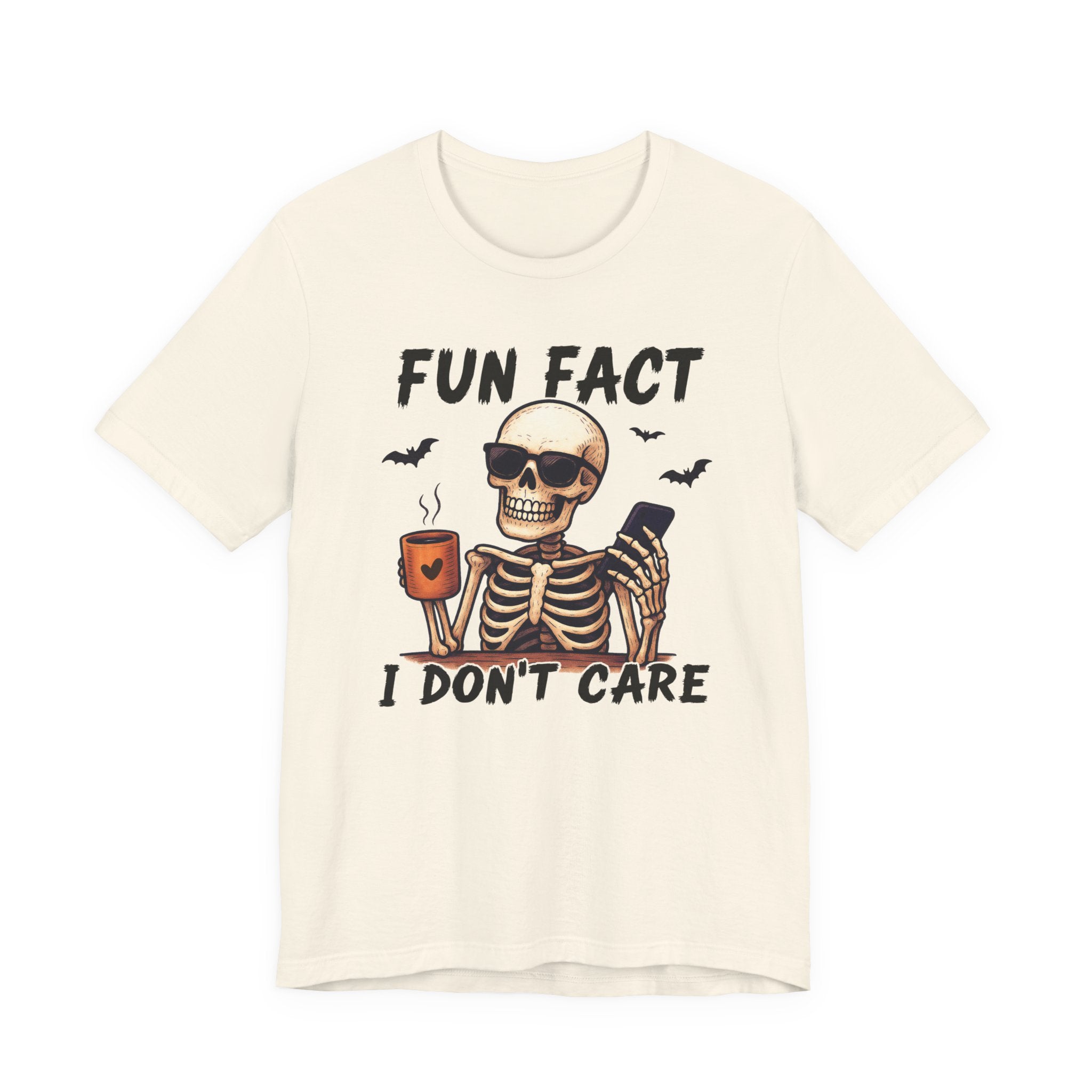Fun Fact I Don't Care', Skeleton Tee