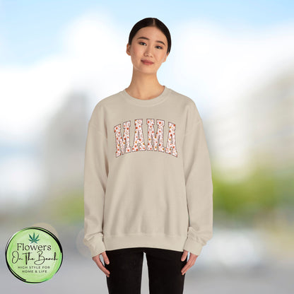 Fall Vibes Mama Letters Sweatshirt, Fall Mom Sweatshirt, Gift for Mom, August Mama, Mama Varsity Fall, Mama Sweatshirt