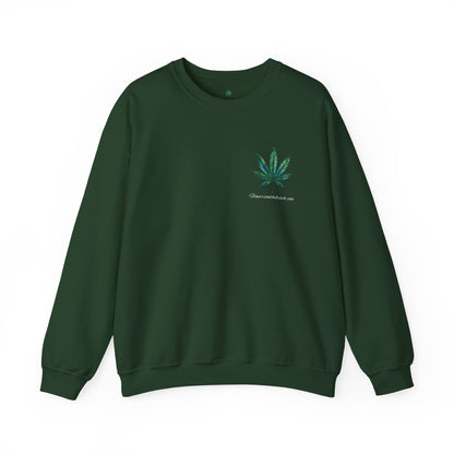 Brand Crewneck, Flowers on the Beach, Stoner Gift, Weed Lover Gift, 420 Gift, Stoner Christmas Gift, Weed Apparel