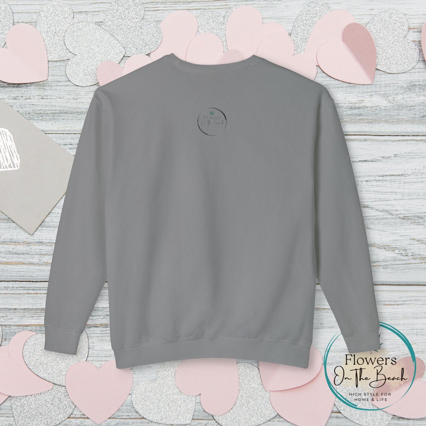 Garden Party Lightweight Crewneck, Stoner Valentines Gift, Floral Stoner Jumper, Marijuana Lover Shirt, 420 Humor Tshirt, Cannabis Humor