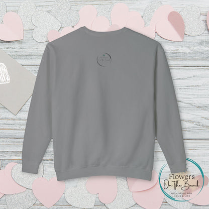 Garden Party Lightweight Crewneck, Stoner Valentines Gift, Floral Stoner Jumper, Marijuana Lover Shirt, 420 Humor Tshirt, Cannabis Humor