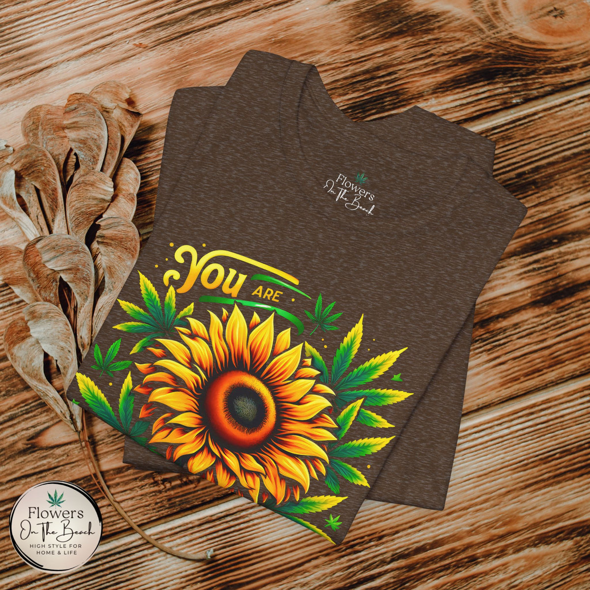 Sunflower and Cannabis Sunshine Tee
